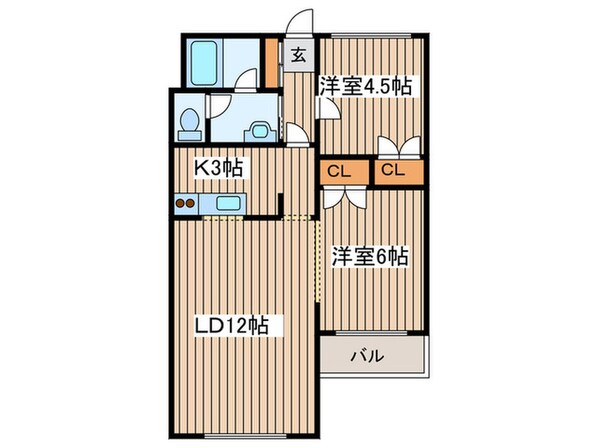 ラスタ宮の森の物件間取画像